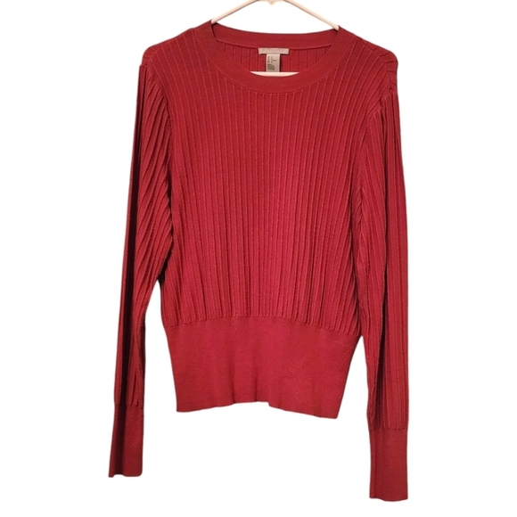 Ribbed Crewneck Sweater - Picture 2 of 9